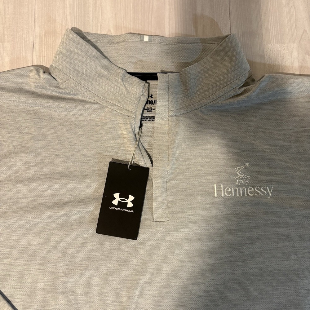 NEW Under Armour Golf 1/4 Zip Men's 2XL Long Sleeve Shirt Performance Hennessy